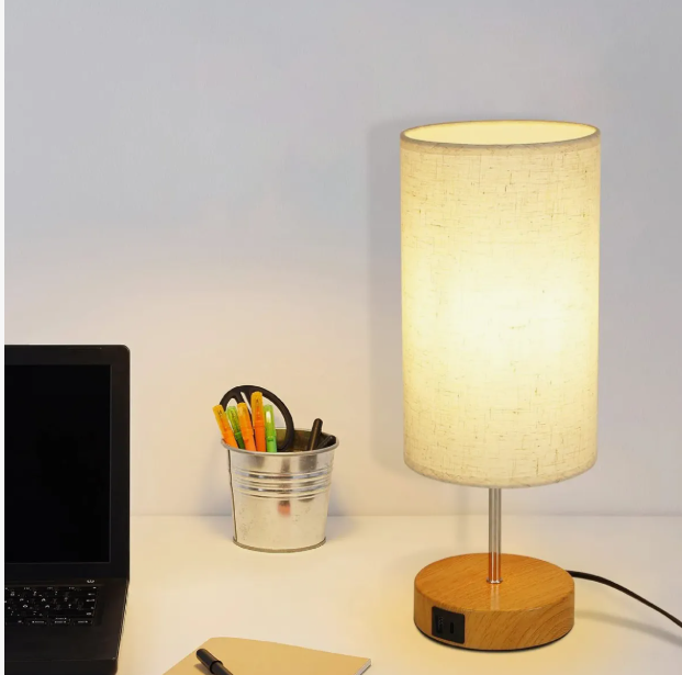 Lampara De Mesa Carga Usb Atikus